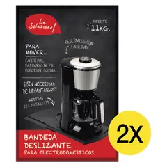 LA SOLUZIONE - Set 2 bandeja deslizante para electrodomesticos