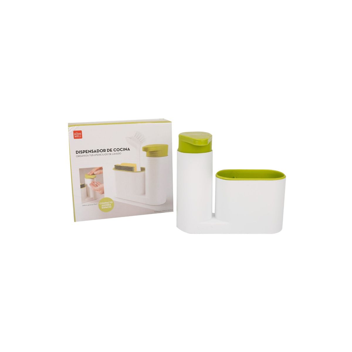 HOMEWELL - Dispensador jabón lavalozas cocina