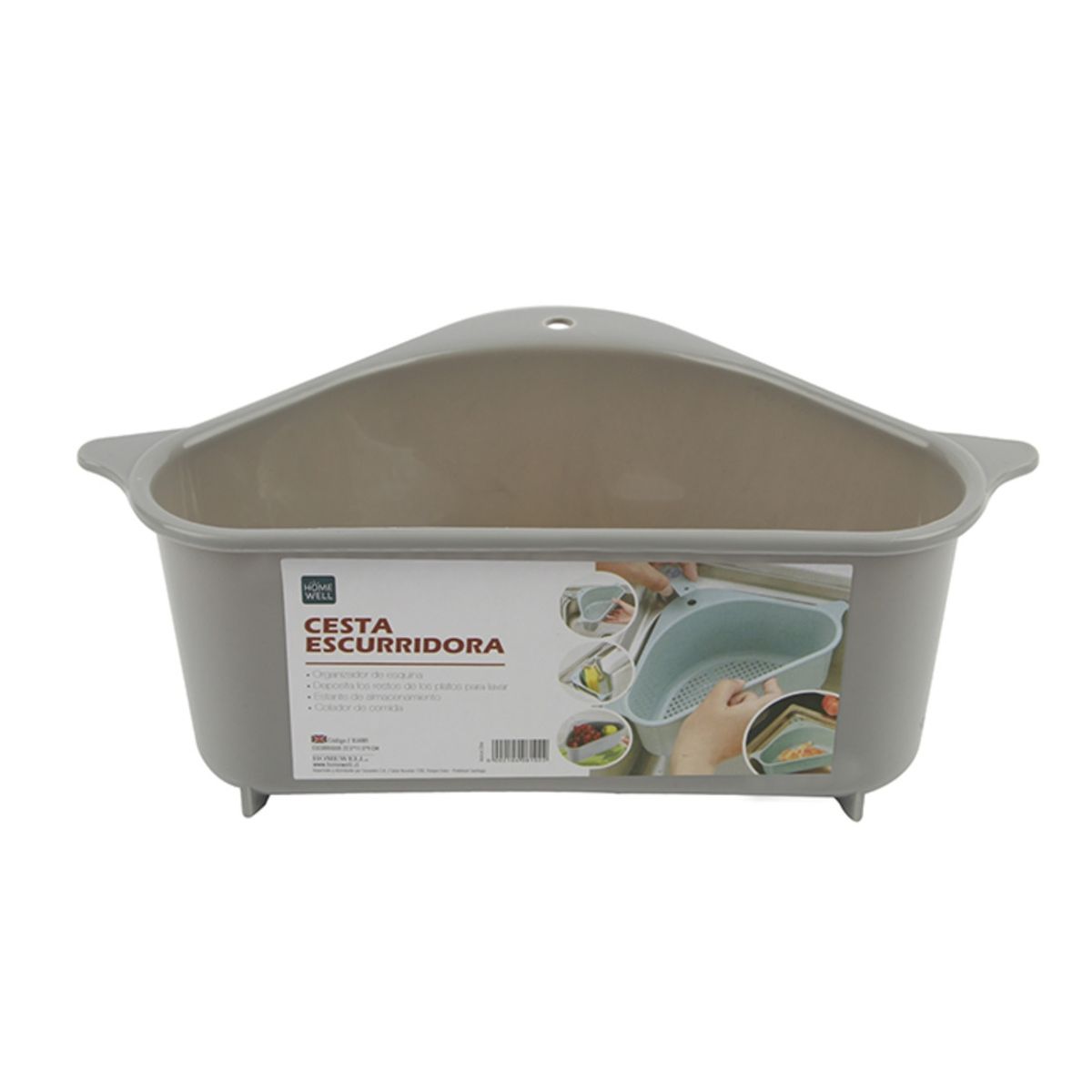 HOMEWELL - Cesto Escurridor Cubiertos 22.5x11.5x9cm HOMEWELL