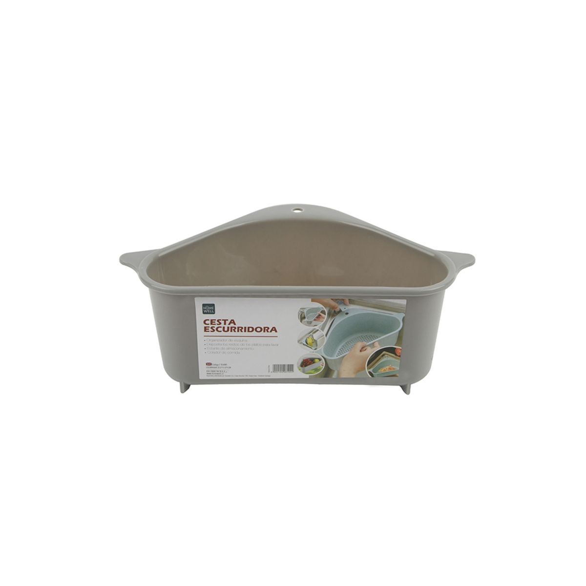 HOMEWELL - Cesto Escurridor Cubiertos 22.5x11.5x9cm HOMEWELL