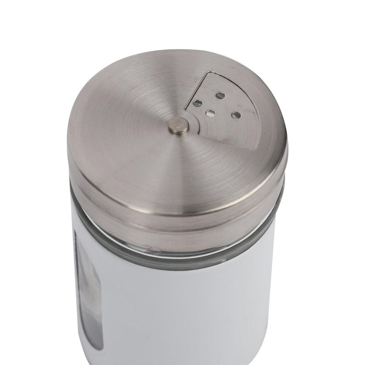 HOMEWELL - Especiero de metal blanco 70ml