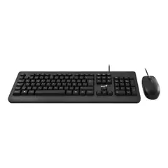 GENIUS - KIT TECLADO + MOUSE ALÁMBRICO USB KM-160