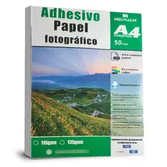 VISION - PAPEL ADHESIVO FOTOGRAFICO GLOSSY, A4, 135 GRS