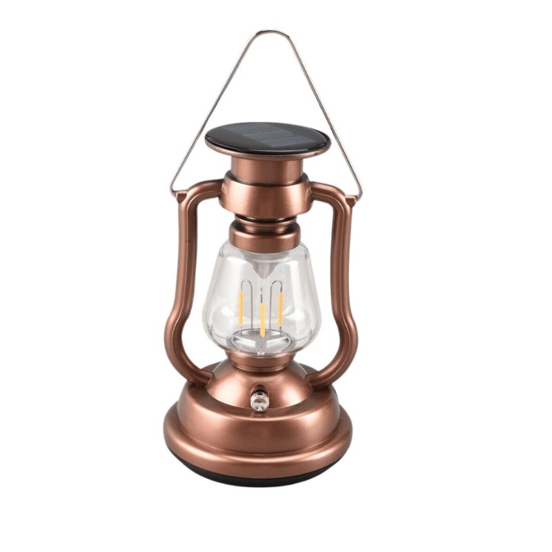 GENERICO - Lámpara Dinamo Solar USB - Luz Cálida IP65