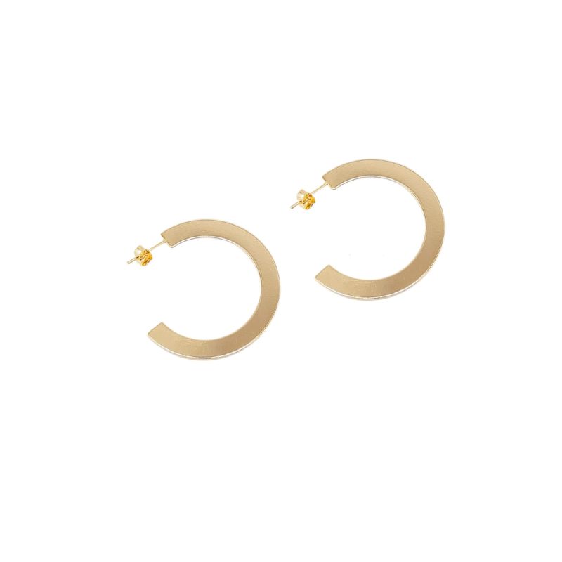 JOYAS MONTERO - Aros Pamplona Gold Baño de Oro 24k