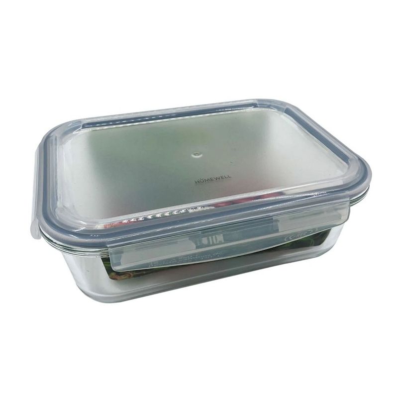 IMAHE - CONTENEDOR HERMETICO VIDRIO RECTANGULAR 1.5 LT IMAHE