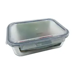 IMAHE - CONTENEDOR HERMETICO VIDRIO RECTANGULAR 1.5 LT