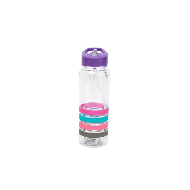 HOMEWELL - Botella de agua morado 700ml