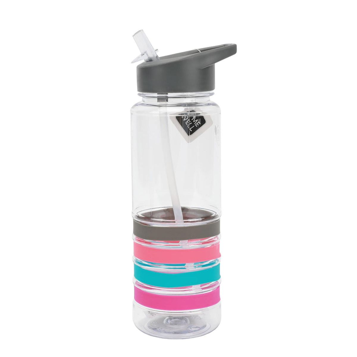 HOMEWELL - Botella de agua gris 700ml