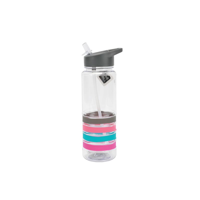 HOMEWELL - Botella de agua gris 700ml
