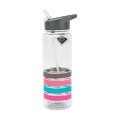 HOMEWELL - Botella de agua gris 700ml