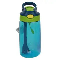 HOMEWELL - Botella plástica de agua azul 500ml