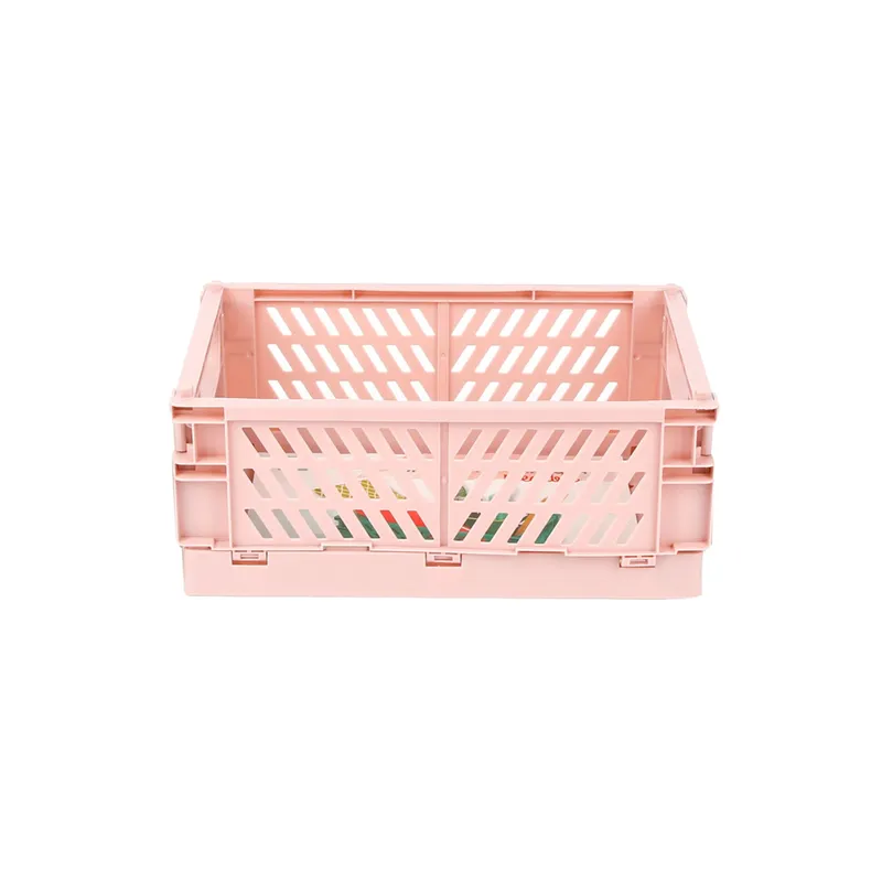 HOMEWELL - Caja Organizadora Plegable Rosada 25.3x16.5x10cm HOMEWELL