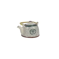 HOMEWELL - Tetera cerámica con infusor filtro verde 900ml