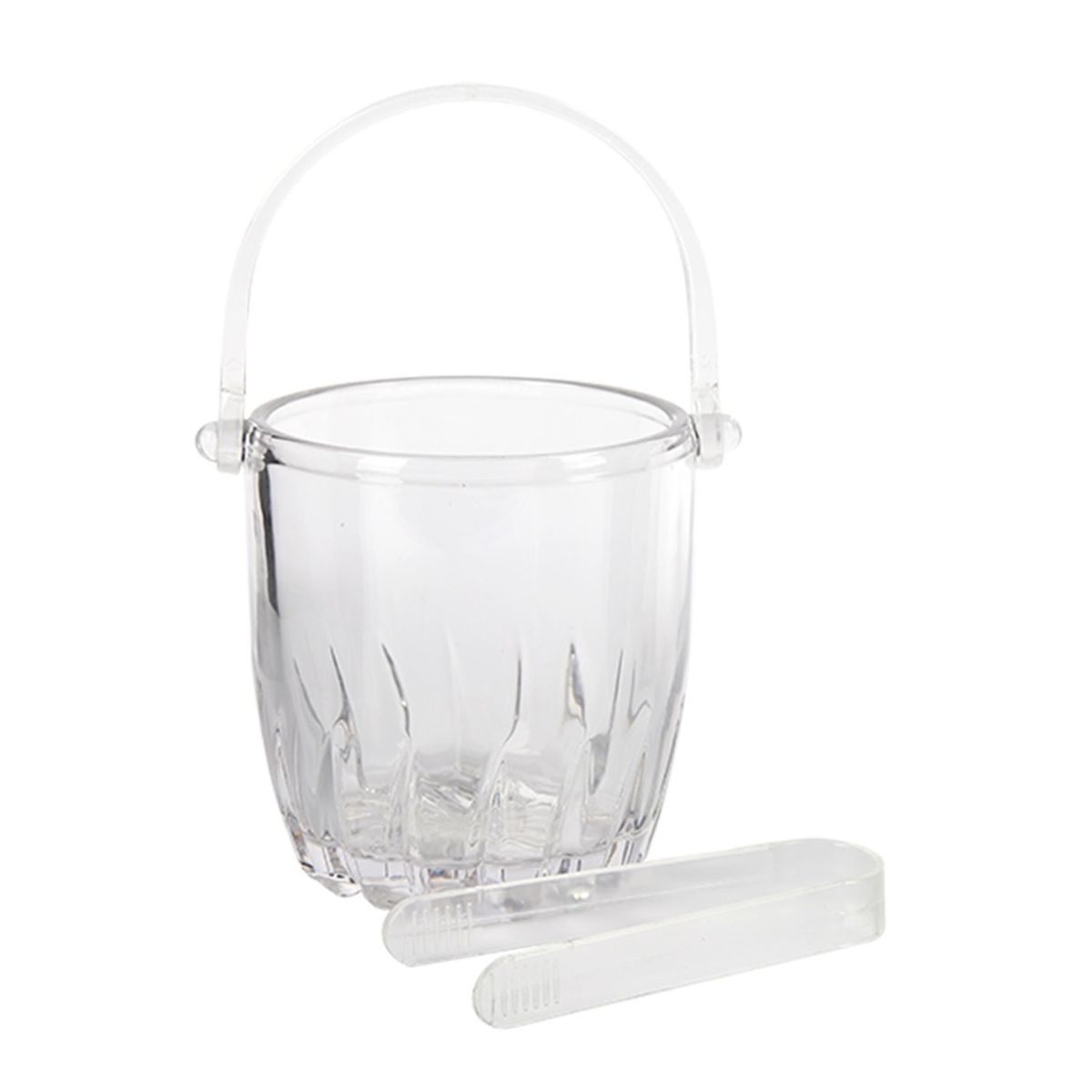 HOMEWELL - Hielera de Vidrio con Asa Acrílico 12.5x11cm HOMEWELL