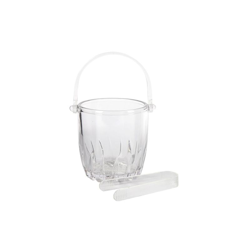 HOMEWELL - Hielera de Vidrio con Asa Acrílico 12.5x11cm HOMEWELL
