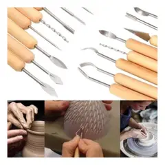 GENERICO - Set 14 Herramientas Profesionales Para Esculpido De Arcilla