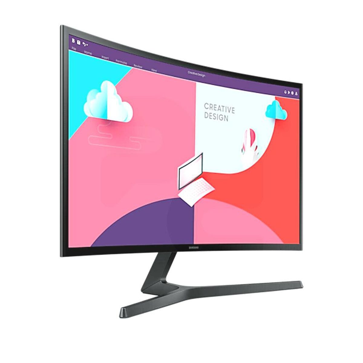 SAMSUNG - Monitor Samsung MT 241920X1080 75HZ CURVO VGAHDMI