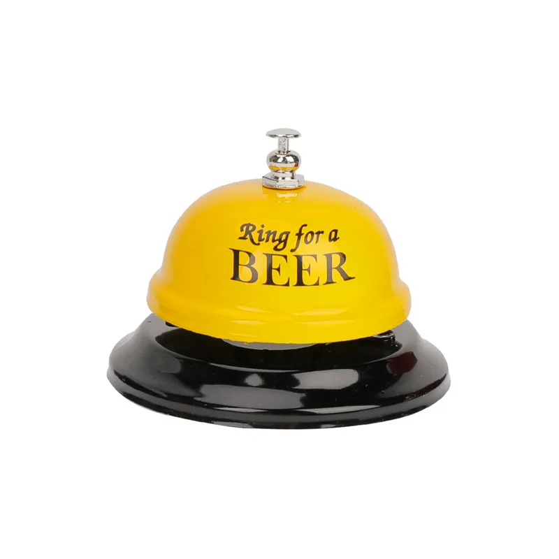 HOMEWELL - Campanilla timbre mesa amarilla ring for a beer