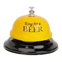 HOMEWELL - Campanilla timbre mesa amarilla ring for a beer