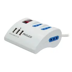 PHILCO - Extension Usb 3 Pos 2043b - Blanco