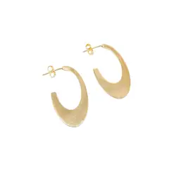 JOYAS MONTERO - Aros Toulouse Gold Baño de Oro 24k.-