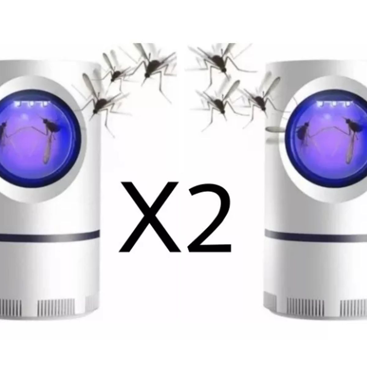 GENERICO - Pack Lampara Mata Insectos Eléctrico Mata Zancudos Mata Mosquitos