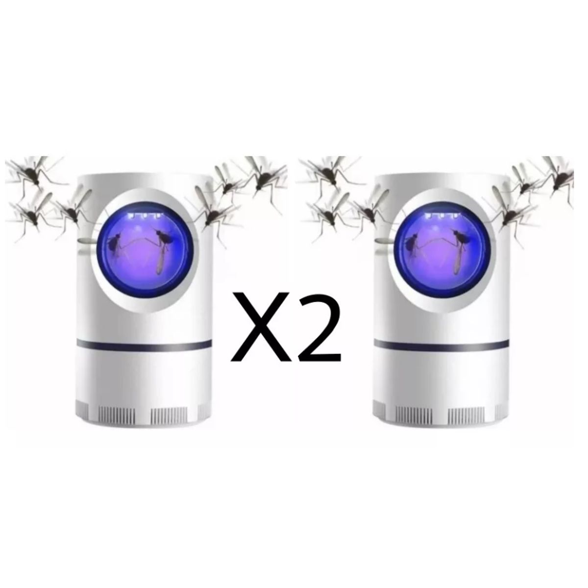 GENERICO - Pack Lampara Mata Insectos Eléctrico Mata Zancudos Mata Mosquitos