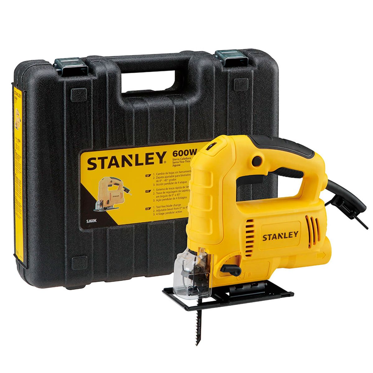 STANLEY - Sierra Caladora 600W 45° STANLEY