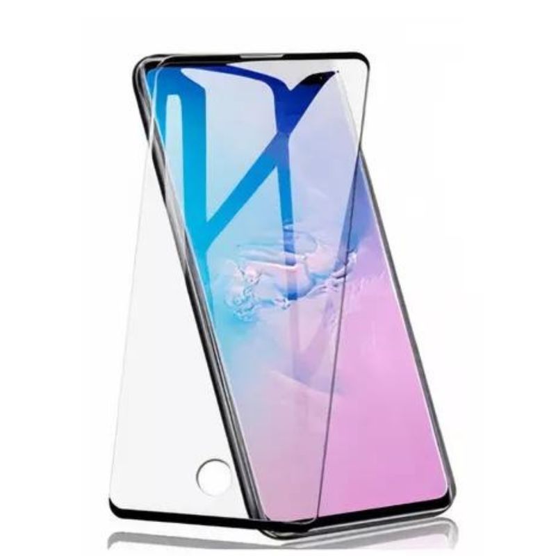 GENERICO - Lamina Mica Vidrio Templado Completa Para Samsung S10 Plus