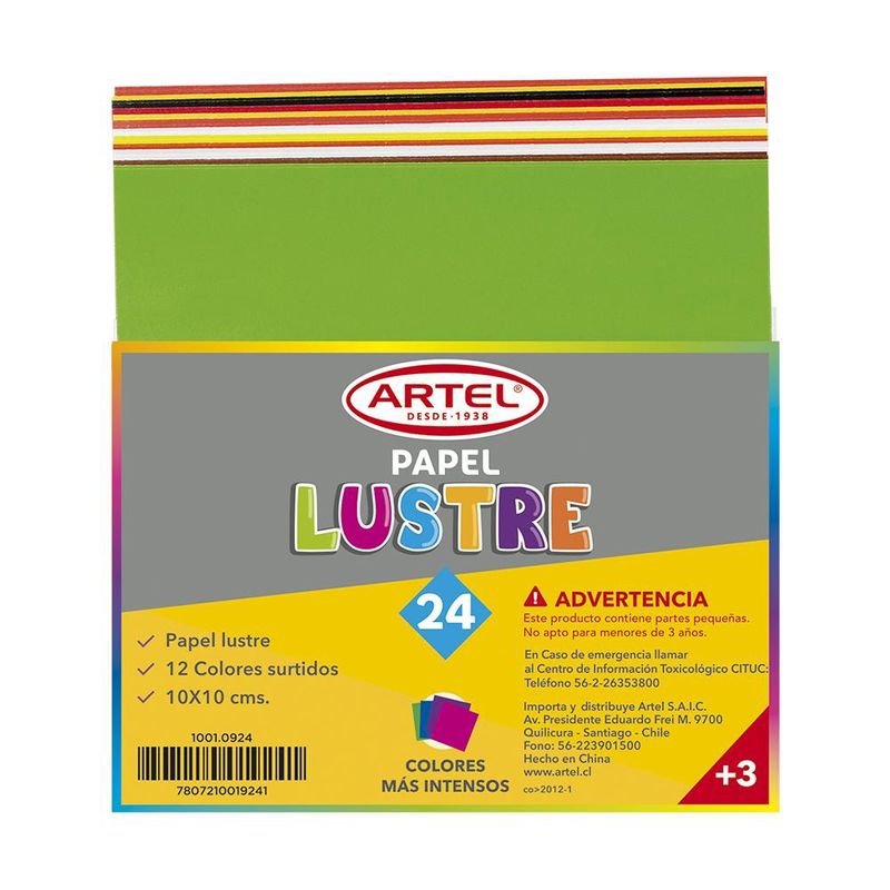 ARTEL - Sobre Papel Lustre Artel