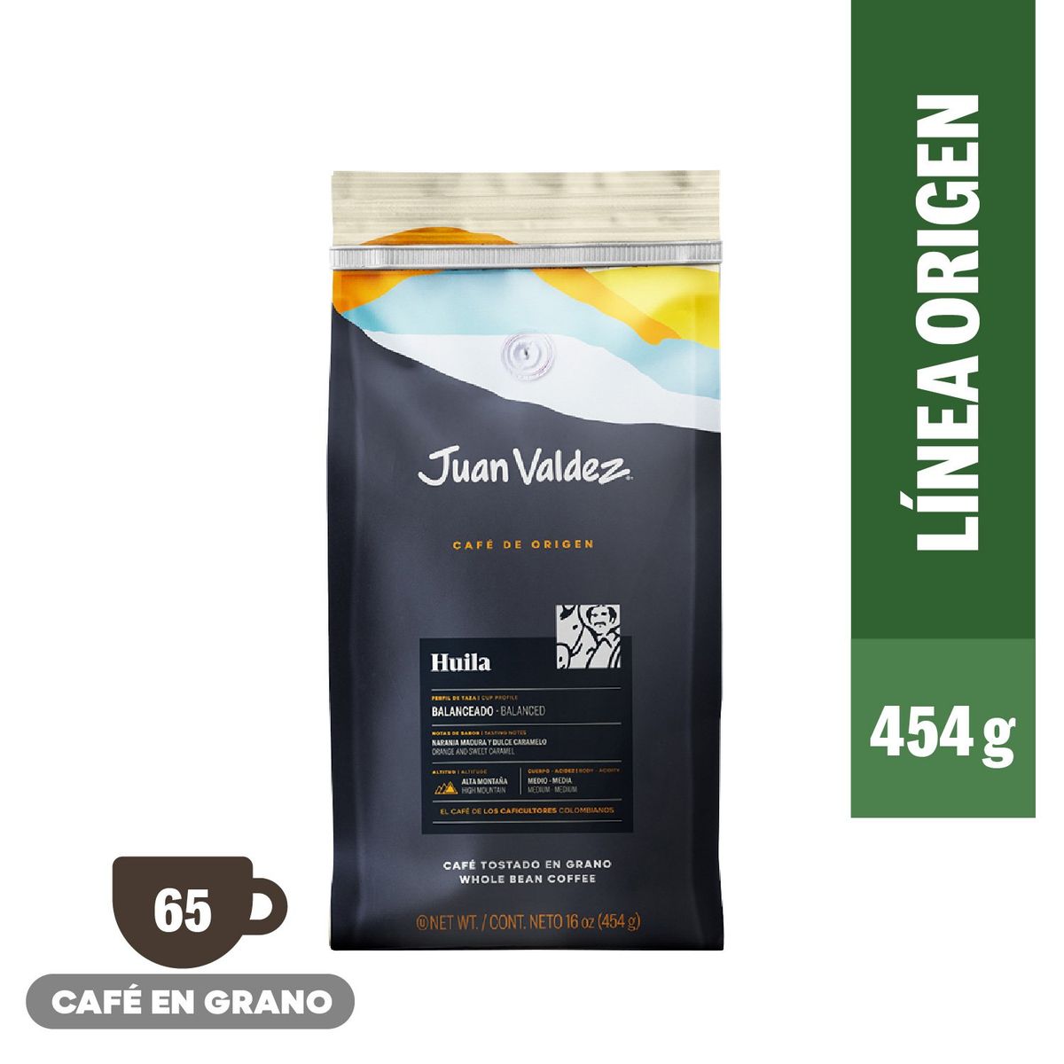 JUAN VALDEZ - Café Grano Huila 454g