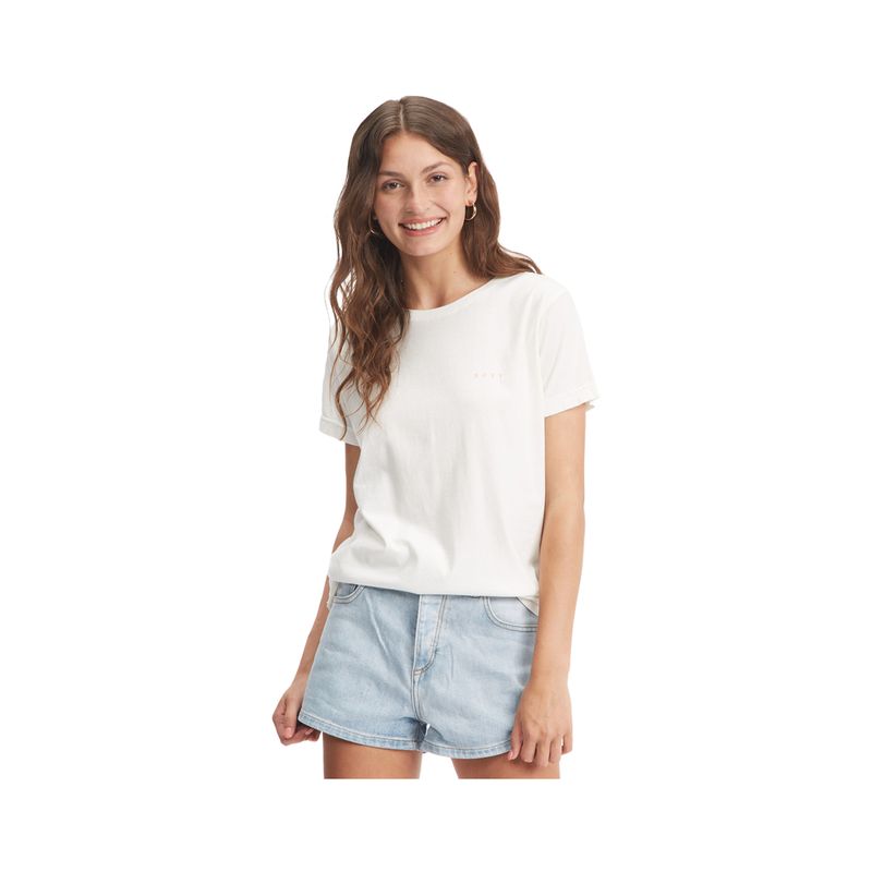 ROXY - Polera Roxy Palm Lines Mujer Snow White