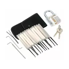 GENERICO - Juego De Ganzúas Para Cerraduras 18 Piezas