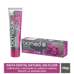 SPLAT - Pasta Dental Natural Biomed Sensitive 100gr, sin Fluor
