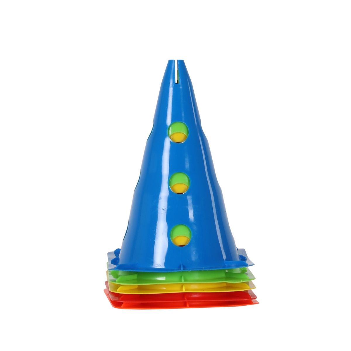 BASKO FITNESS - Set 5 conos Coordinacion - Agilidad