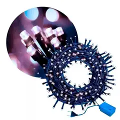 GENERICO - Luces Lineales 300 Led 15 metros Decoración Interior y exterior BLANCO