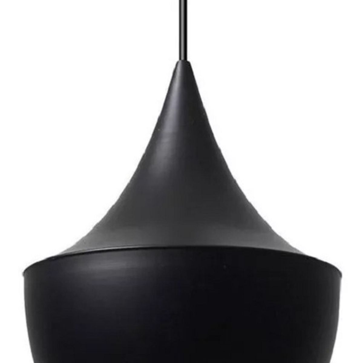 GENERICO - Lampara Techo Estilo Nordica Florencia Negra