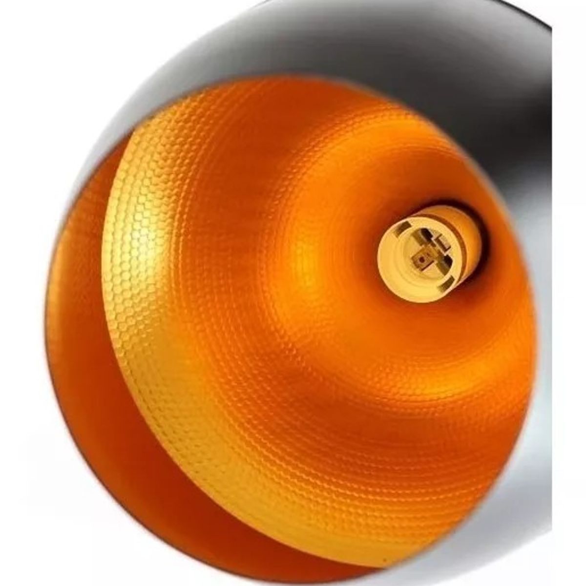 GENERICO - Lampara Techo Estilo Nordica Florencia Negra