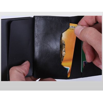 Imagen 2 del producto Billetera Tarjetero Cuero Pu Minimalista Hombre Mujer