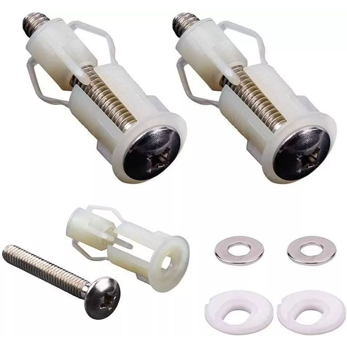 KUANGYE - Juego 1 Par De Tornillos Asiento Inodoro