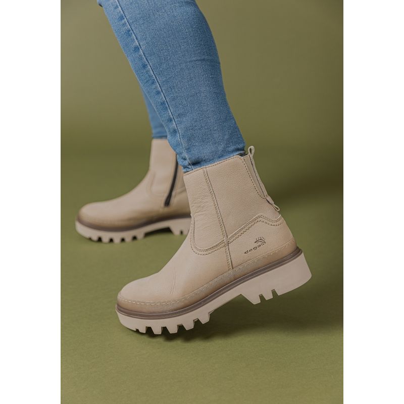DEGAS - Botín Cuero Melissa Beige DEGAS