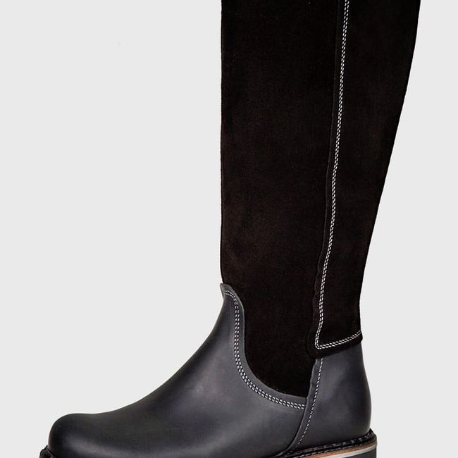 DEGAS - Bota Cuero Calista Negro DEGAS