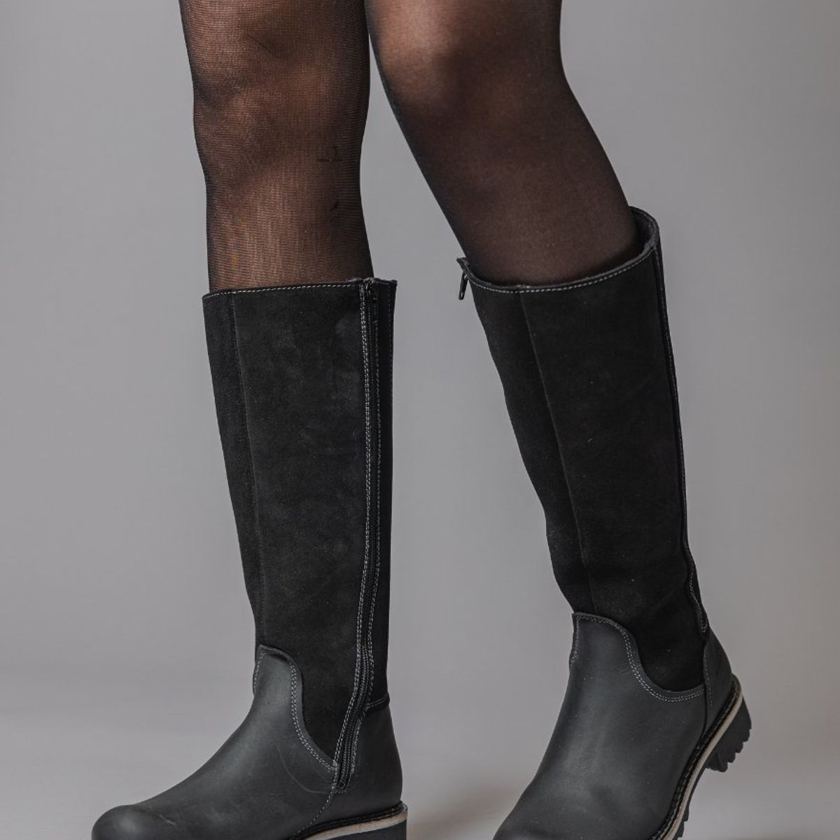 DEGAS - Bota Cuero Calista Negro DEGAS