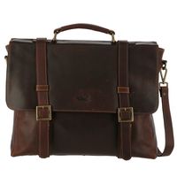 Maletín Cuero Hombre Tc Flap Fede Café