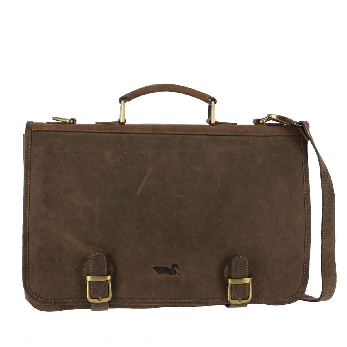 ROCKFORD - Maletín Cuero Hombre Ks Aspen Café ROCKFORD