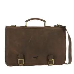 ROCKFORD - Maletín Cuero Hombre Ks Aspen Café