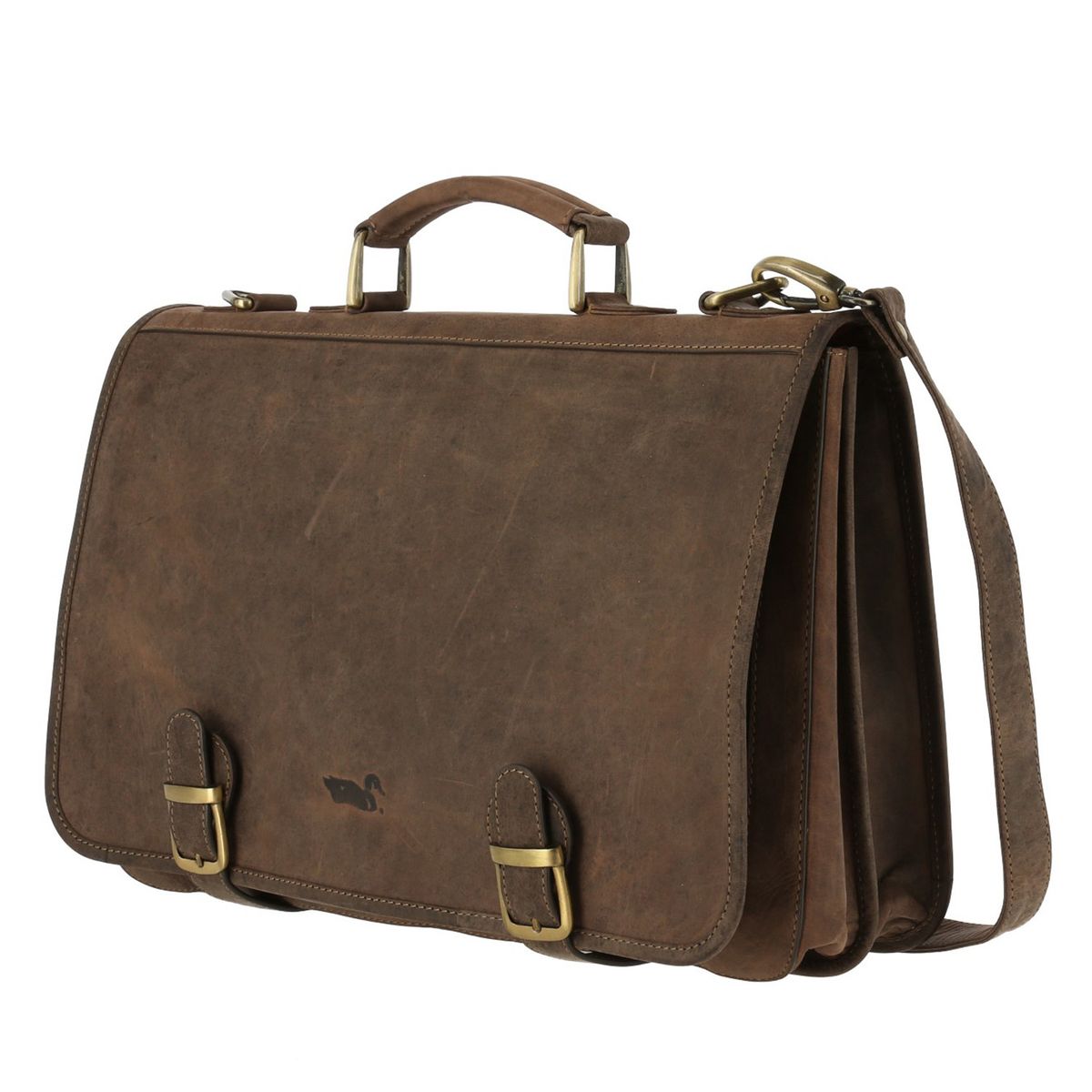 ROCKFORD - Maletín Cuero Hombre Ks Aspen Café ROCKFORD