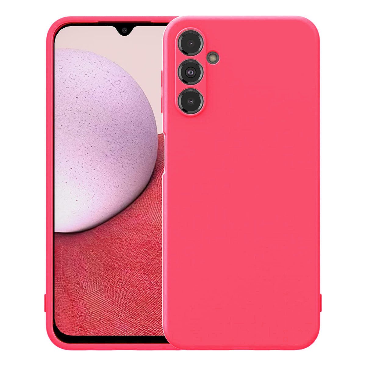 JOIGO - Carcasa Para Samsung A14 Goma Color Fucsia