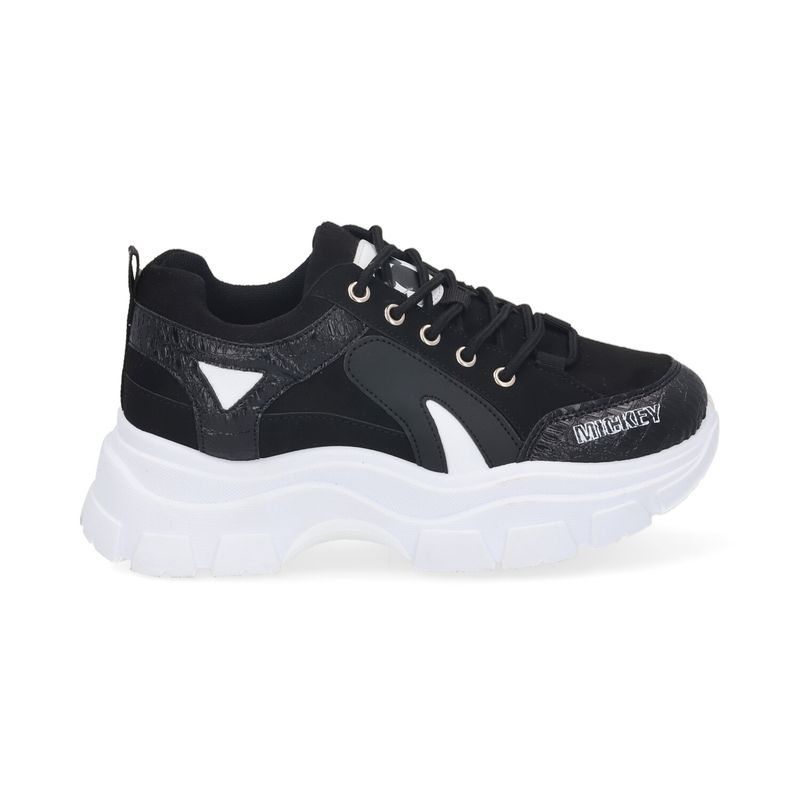 MICKEY MOUSE - Zapatilla Chunky Mujer MICKEY MOUSE Negro